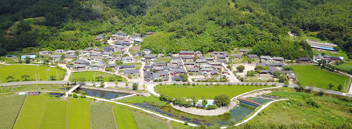 개실마을 전경